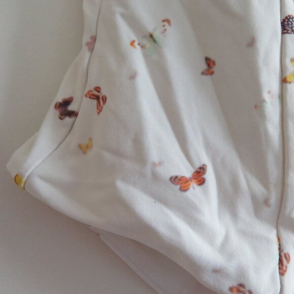 WEWOREWHAT Vintage Danielle One Piece Swimsuit White Butterfly Print - Size M - Picture 8 of 15
